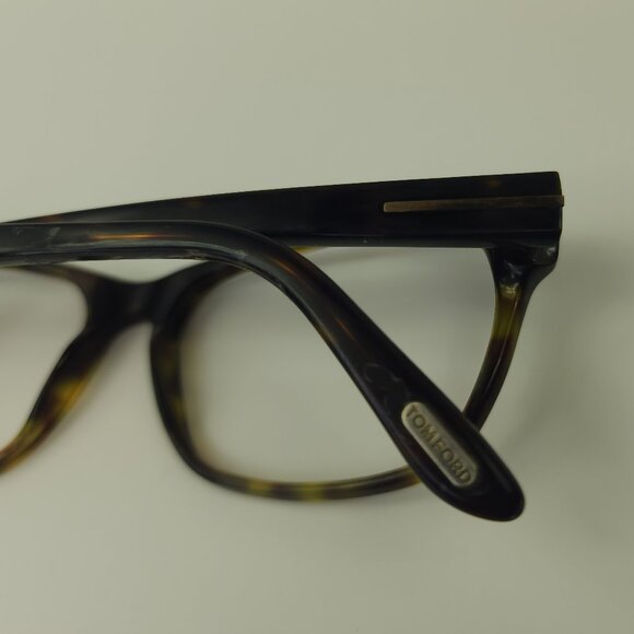 Tom Ford Tortoise Eye Glasses Frames (TF5405-052) Size 54-15-140 - Picture 9 of 11